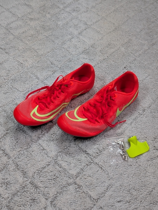 Nike Zoom Ja Fly 4 Bright Crimson Volt Track Sprinting Spikes Mens 12 DR2741-601 main image 6